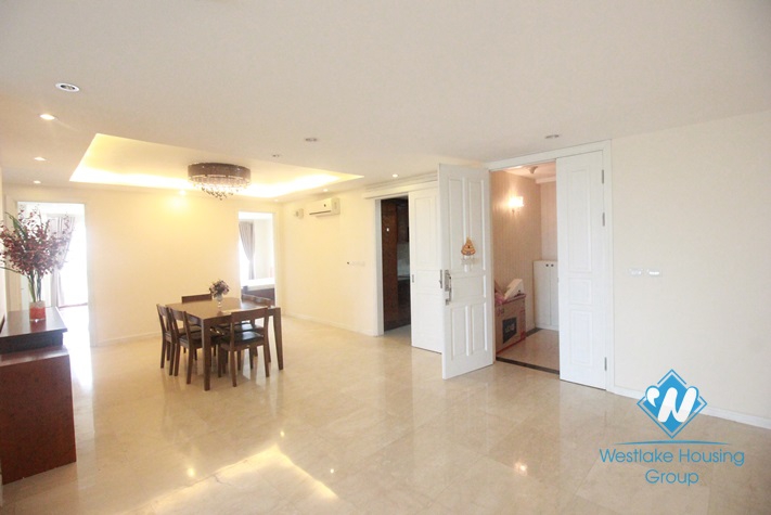 Spacious and bright apartment for rent in Ciputra, Tay Ho, Hanoi